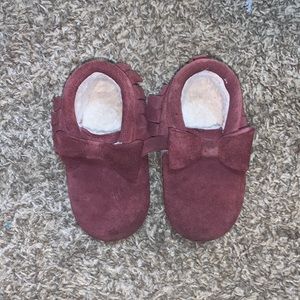Monkey Feet Fleece Lined Moccasins